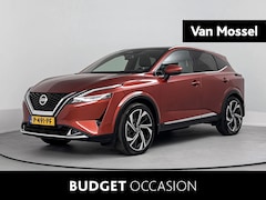 Nissan Qashqai - 1.3 MHEV Xtronic Tekna Plus 1e Eigenaar | Origineel Nederlands | Trekhaak | Lederen Bekled