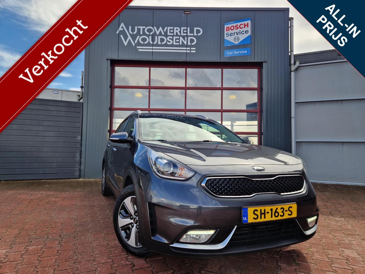 Kia Niro - 1.6 GDi Hybrid DynamicLine 12MND BOVAG GAR|NAVI|ECC|CAMERA|TREKHAAK|CR. CONTR. - AutoWereld.nl