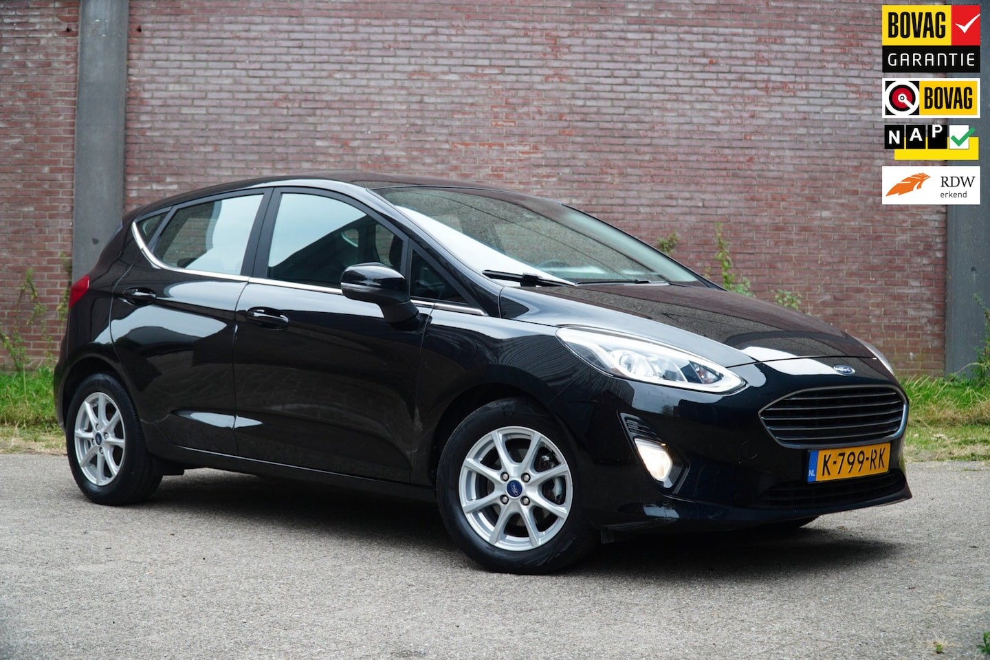 Ford Fiesta - 1.0 EcoBoost 125 PK AUTOMAAT, Titanium, Airco, Navigatie, Cruise, Ned. Auto - AutoWereld.nl