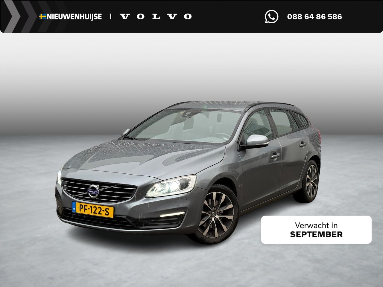 Volvo V60 - 1.5 T3 Polar+ Dynamic | Trekhaak | Parkeersensoren | Bi-Xenon Adaptief | Verwarmde Voorrui - AutoWereld.nl