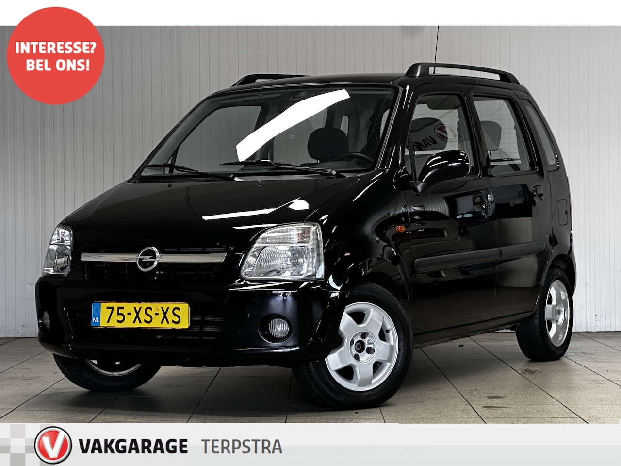 Opel Agila - 1.2-16V Temptation/ 5-Drs/ Trekhaak/ Airco!!/ C.V. Afstand/ pakket/ Radio-CD/ LEDER. Stuur - AutoWereld.nl