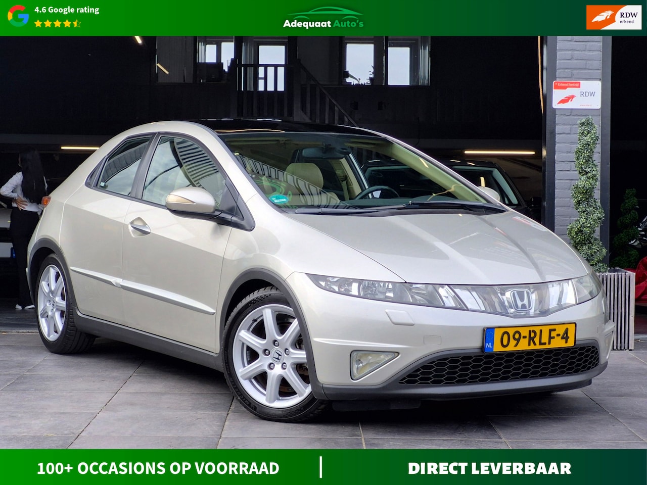 Honda Civic - 1.8 Sport|AUT|APK|Airco|PDC|Stoel VW|Cruise|PANO - AutoWereld.nl