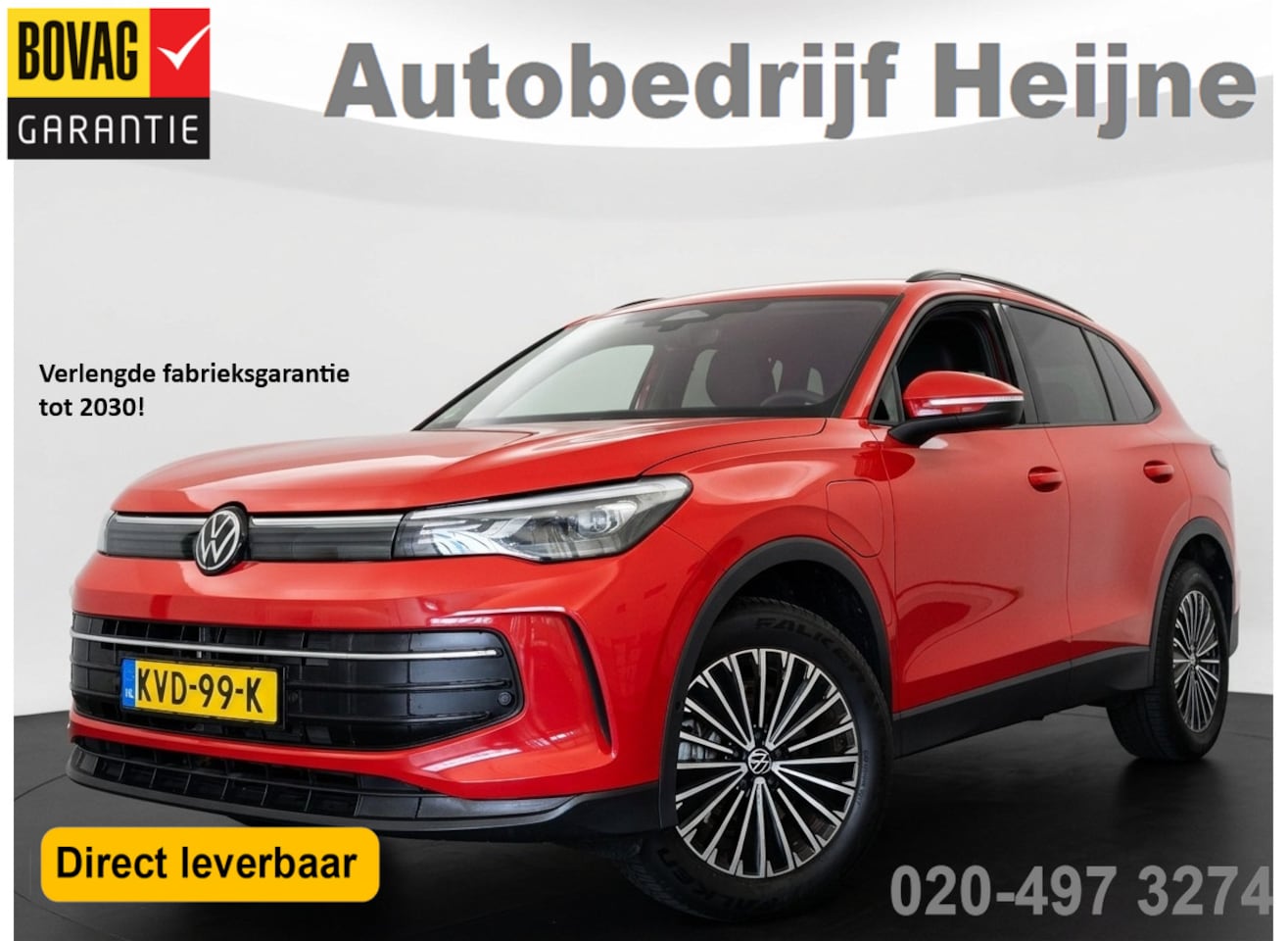 Volkswagen Tiguan - 1.5 TSI 204PK eHybrid [PHEV] DSG LIFE CAMERA/TREKHAAK/KEYLESS fabrieksgarantie 2030 - AutoWereld.nl
