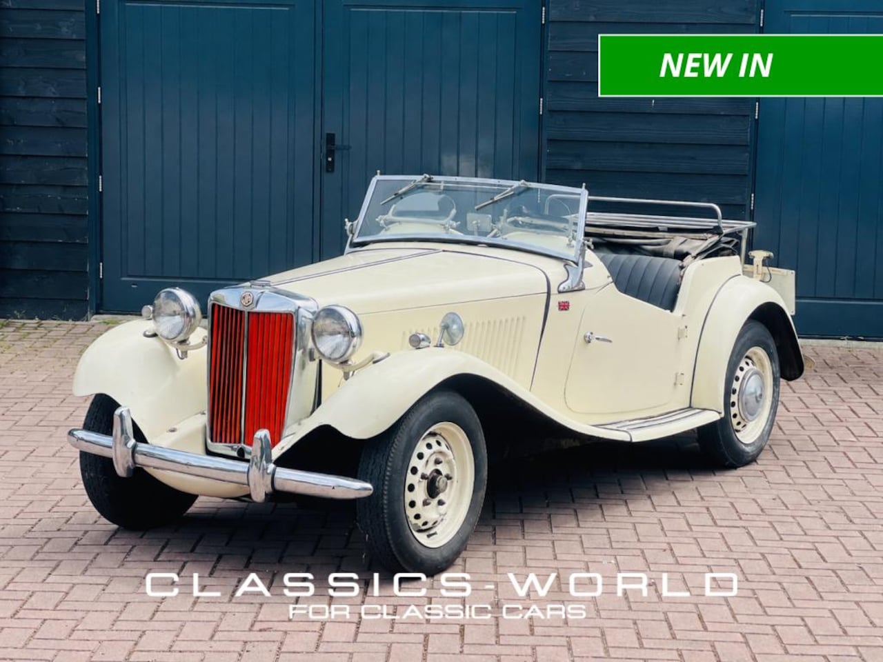 MG TD - Midget – Cream – Classic British Roadster - AutoWereld.nl
