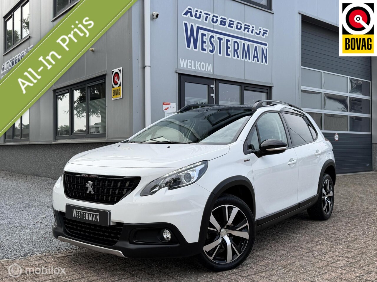 Peugeot 2008 - 1.2 PureTech GT-Line Aut Pano Clima Trekh. 17"Lmv etc. - AutoWereld.nl