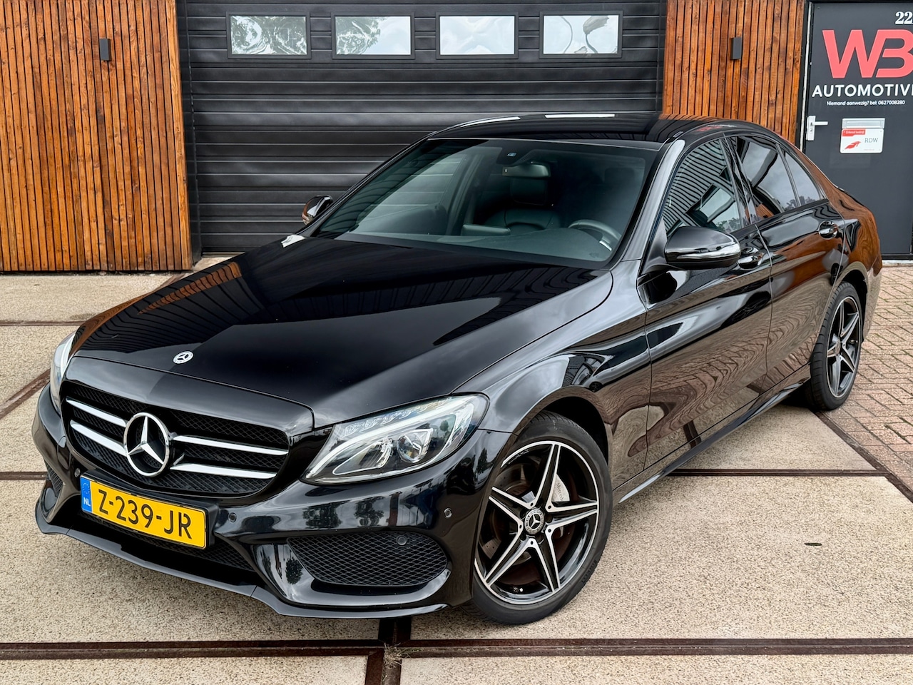 Mercedes-Benz C-klasse - 160 AMG Sport Edition Cruise Clima Stoelverwarming 18''AMG wielen - AutoWereld.nl