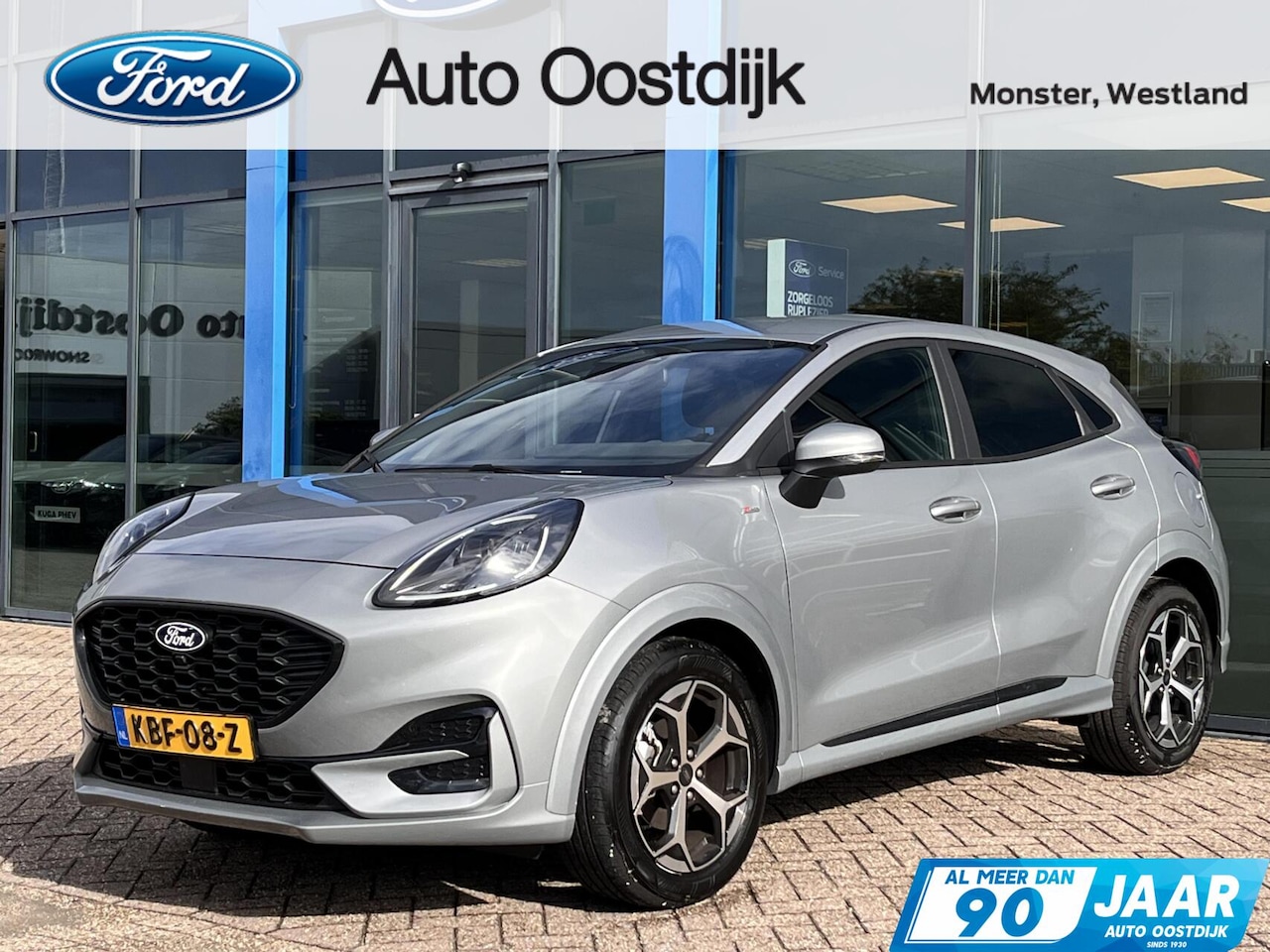 Ford Puma - 1.0 EcoBoost Hybrid ST-Line 125PK Automaat Winterpack Camera Cruise Navi Carplay Climate F - AutoWereld.nl