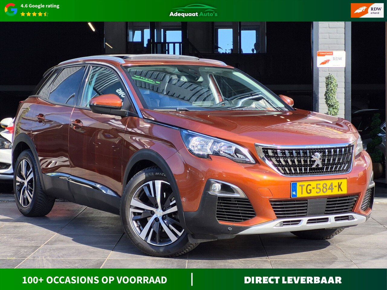 Peugeot 3008 - 1.2 PureTech Allure|Panorama|Trekhaak|NW Riem - AutoWereld.nl