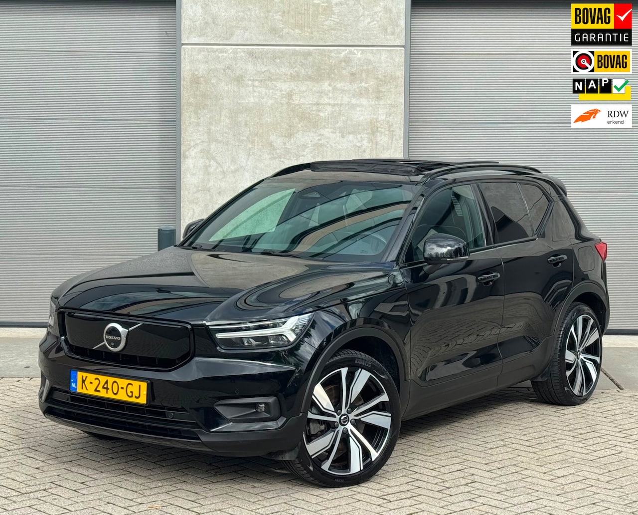Volvo XC40 - Recharge P8 AWD R-Design 2020 Zwart PANO|H/K|360 CAMERA - AutoWereld.nl