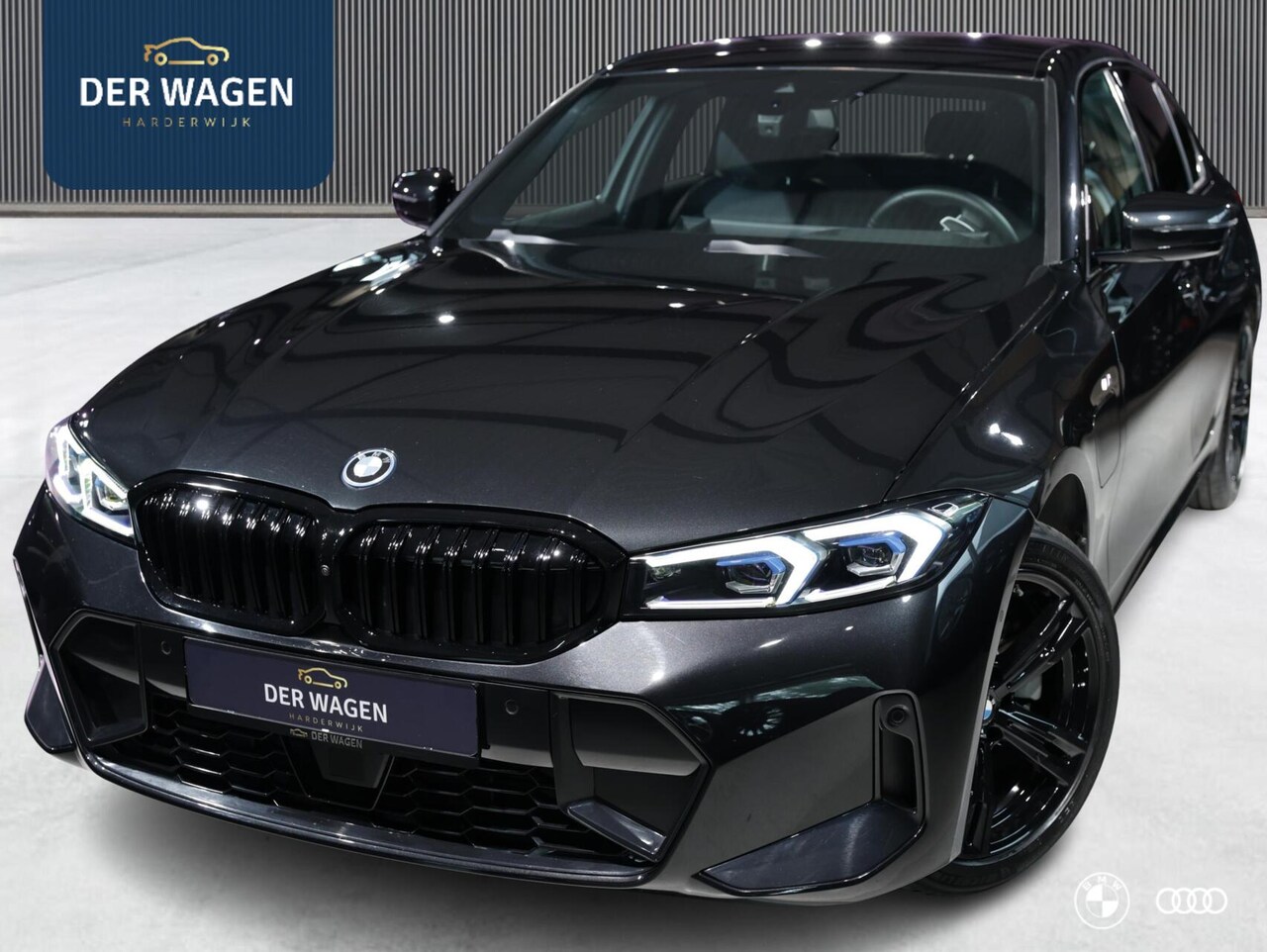BMW 3-serie - 330E M SPORT 22KW / 360 CAMERA / ACC / HEAD UP / EL STOELEN / KEYLESS ENTRY-START - AutoWereld.nl