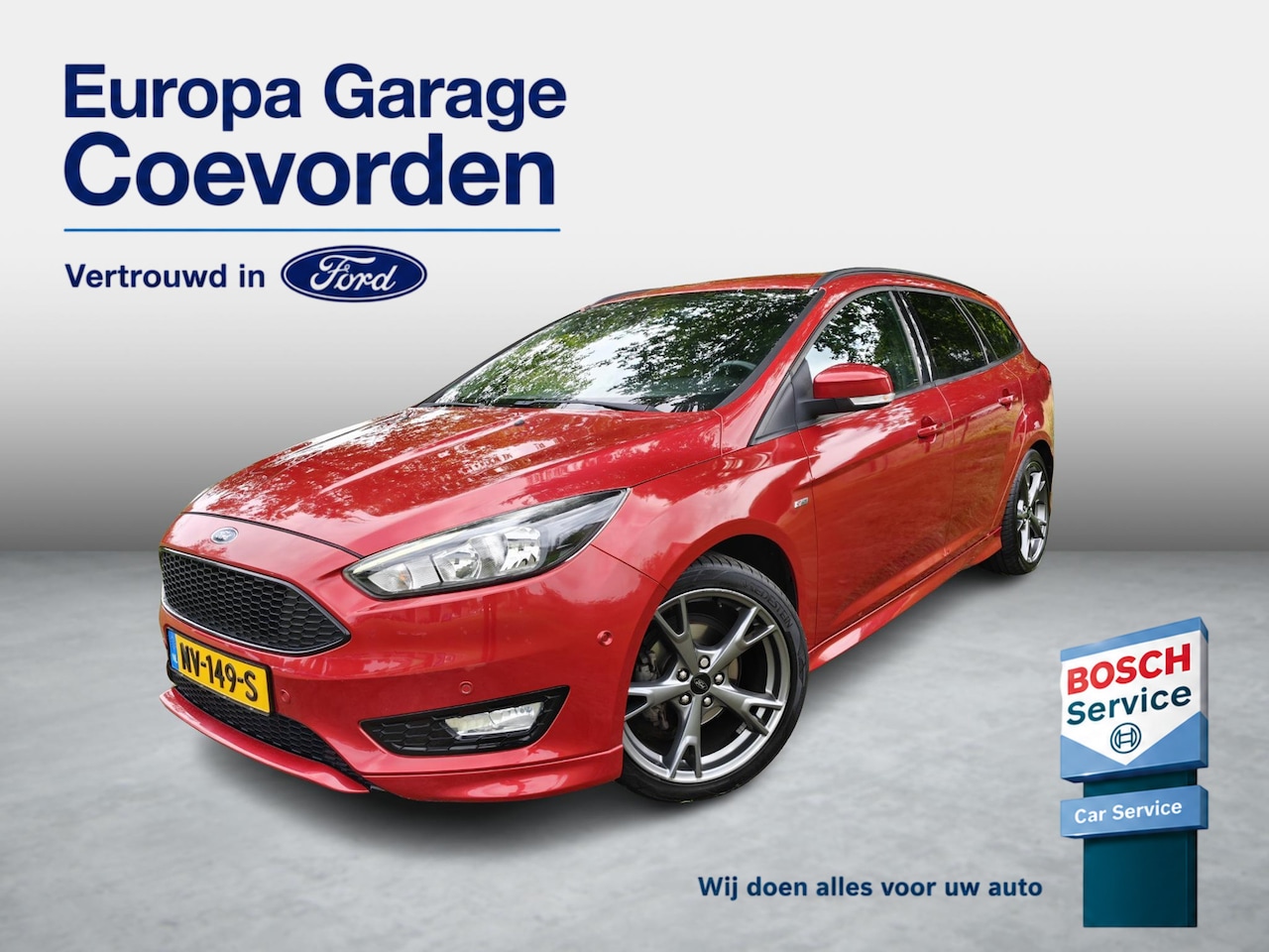 Ford Focus Wagon - 1.0 EB 125pk ST-Line | TREKHAAK | P. SENSOREN | CRUISE | NAVI | CLIMA | - AutoWereld.nl