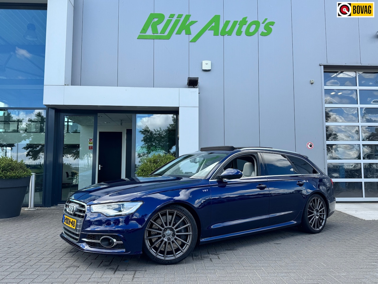 Audi A6 Avant - 4.0 TFSI S6 quattro Pro Line Plus * Nachtzicht * Softclose * Pano * CarPlay * Trekhaak * - AutoWereld.nl