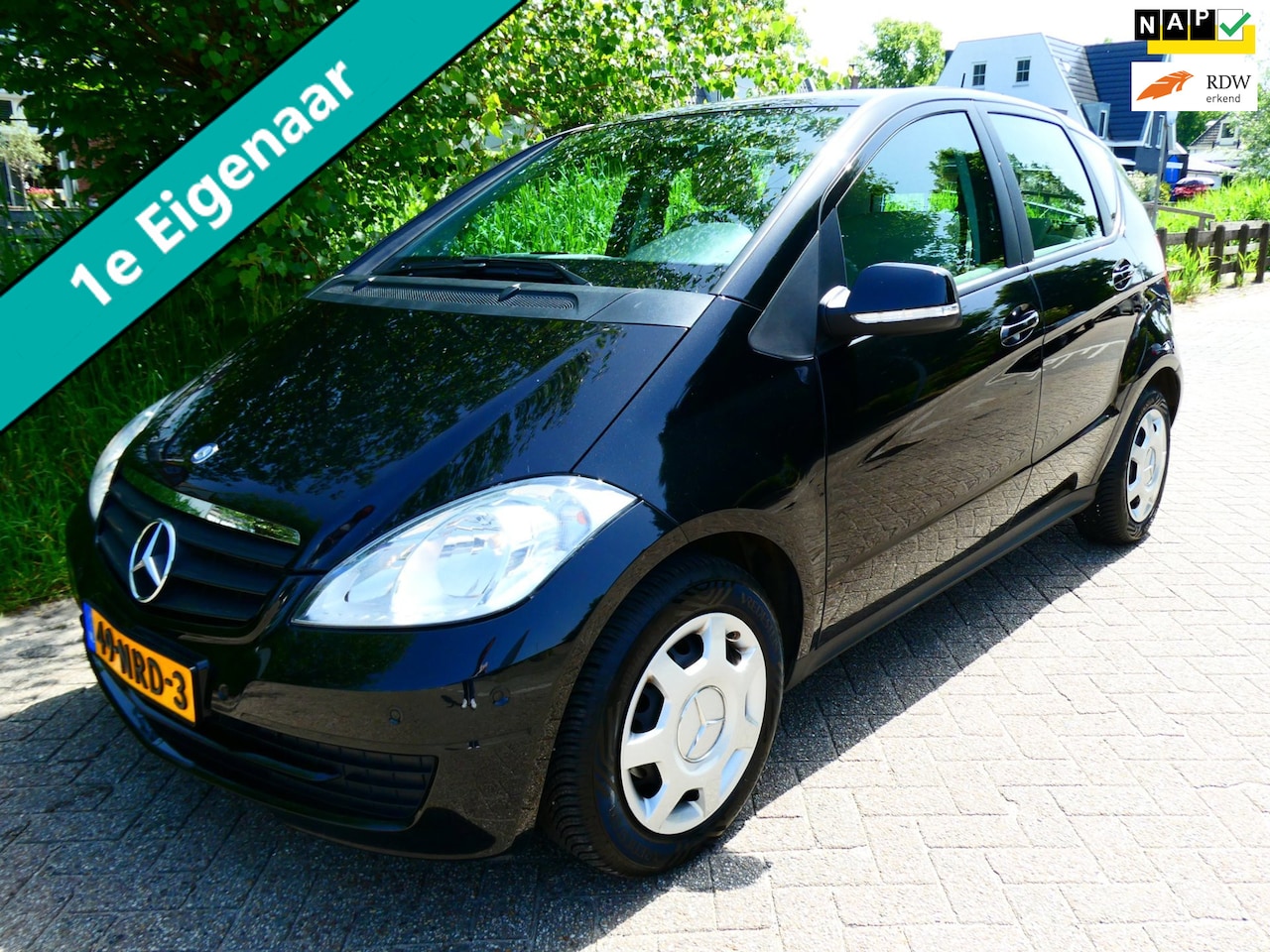 Mercedes-Benz A-klasse - 160 Automaat 1e eig. Airco Cruise PDC Trekhaak Hoge instap - AutoWereld.nl