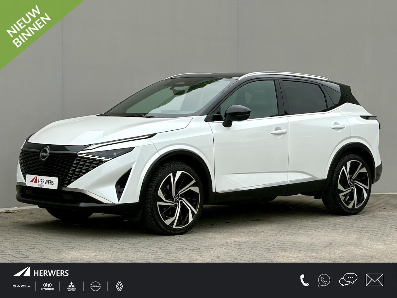 Nissan Qashqai - 1.3 MHEV Xtronic Tekna Plus / Fabrieksgarantie tot 10-2028 / All season banden / Panoramad - AutoWereld.nl