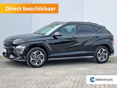 Hyundai Kona - 1.6 GDI HEV N Line * Nu met € 4.500 Voordeel * Nieuw uit voorraad leverbaar * | Abyss Blac