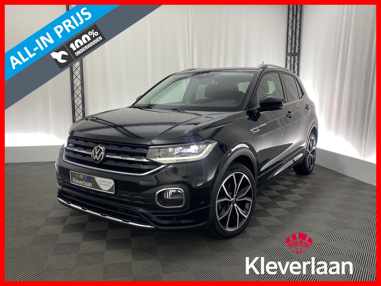 Volkswagen T-Cross - 1.0 TSI R-Line Automaat | Navi | Camera | ACC | Bluetooth | Half-Leder | LED | - AutoWereld.nl