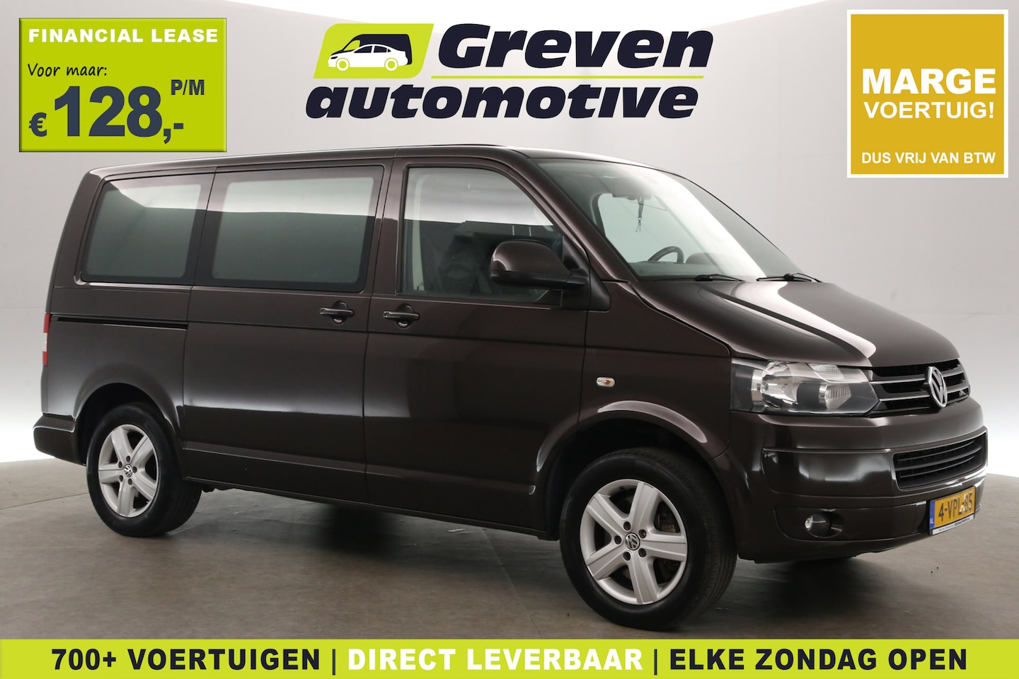 Volkswagen Transporter - 2.0 TDI L1H1 180PK | Marge | Automaat | Airco | Cruise | Trekhaak | Navi | Parkeersens. - AutoWereld.nl