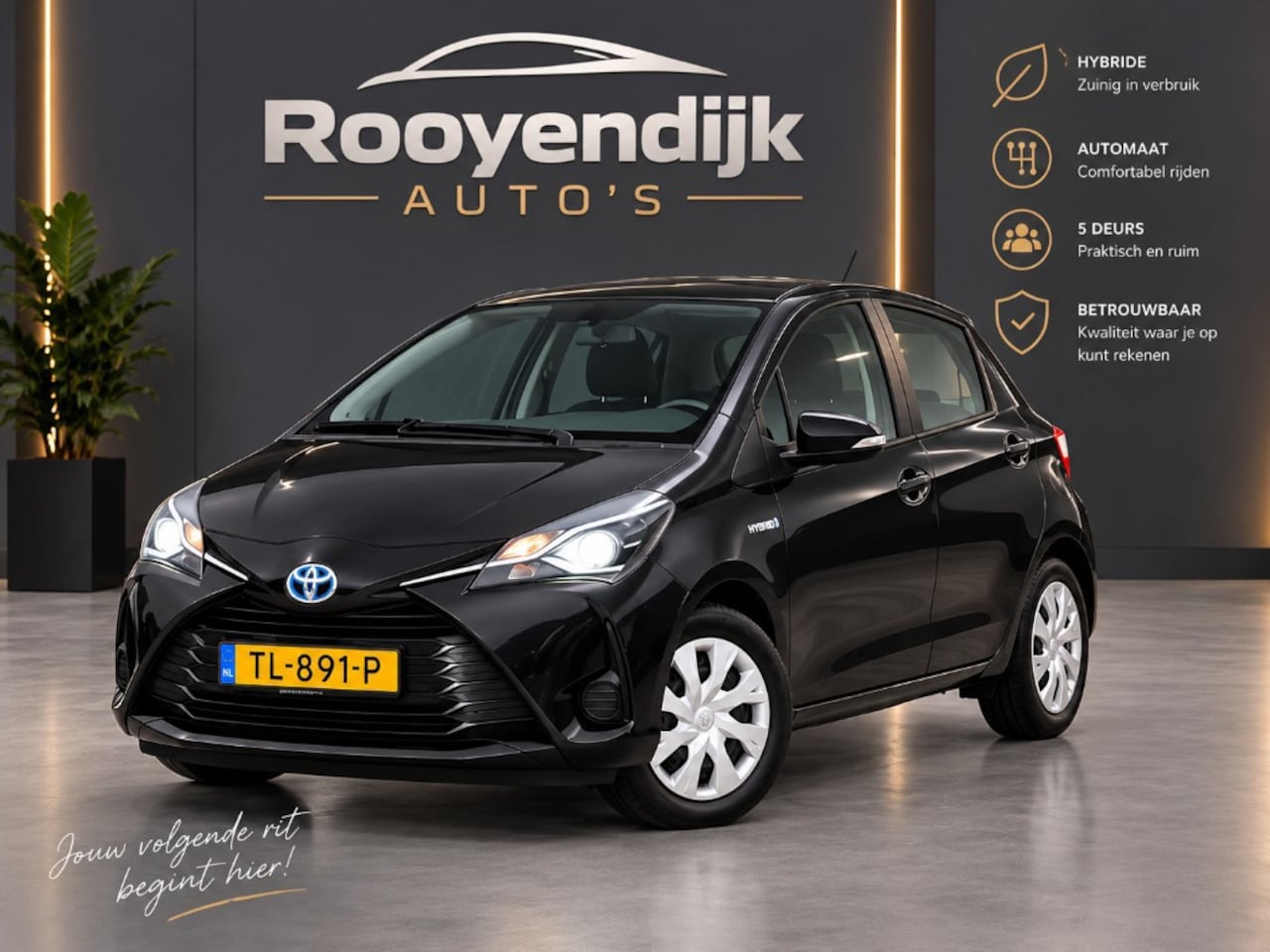 Toyota Yaris - 2018 Hybrid Active Automaat, Achteruitrijcamera, BTW- auto - AutoWereld.nl