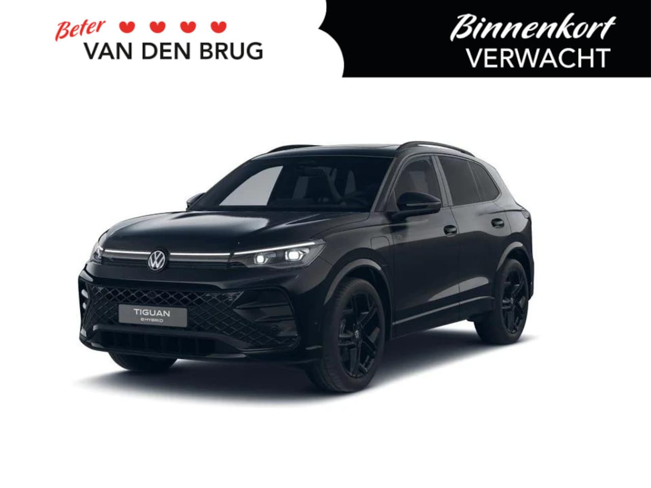 Volkswagen Tiguan - R-Line 1.5 eHybrid 150 kW / 204 PK SUV 6 versn. DS | Trekhaak | Panoramadak | Black Style - AutoWereld.nl
