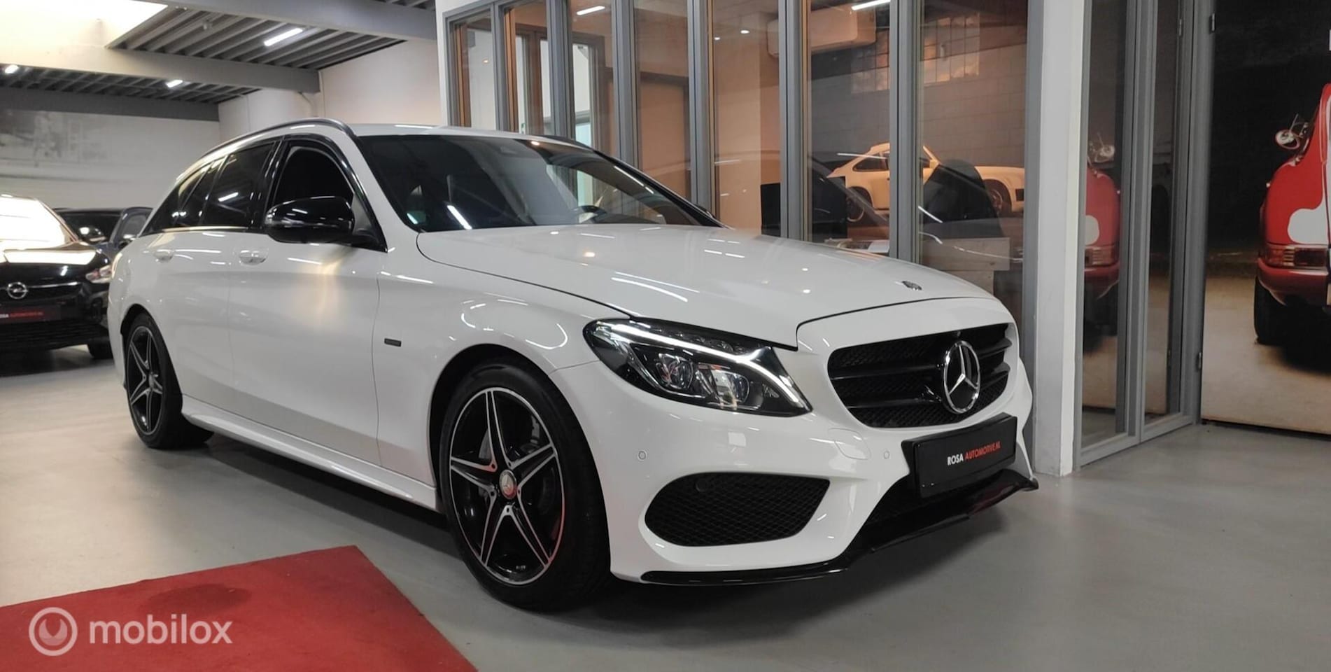 Mercedes-Benz C-klasse Estate - 350 e AMG AUTOMAAT LEER LED CRUISE LUCHTVERING - AutoWereld.nl