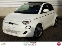 Fiat 500 C - Icon 42 kWh | Cabrio zwarte kap | Camera | Chroompakket | SOH 96% I