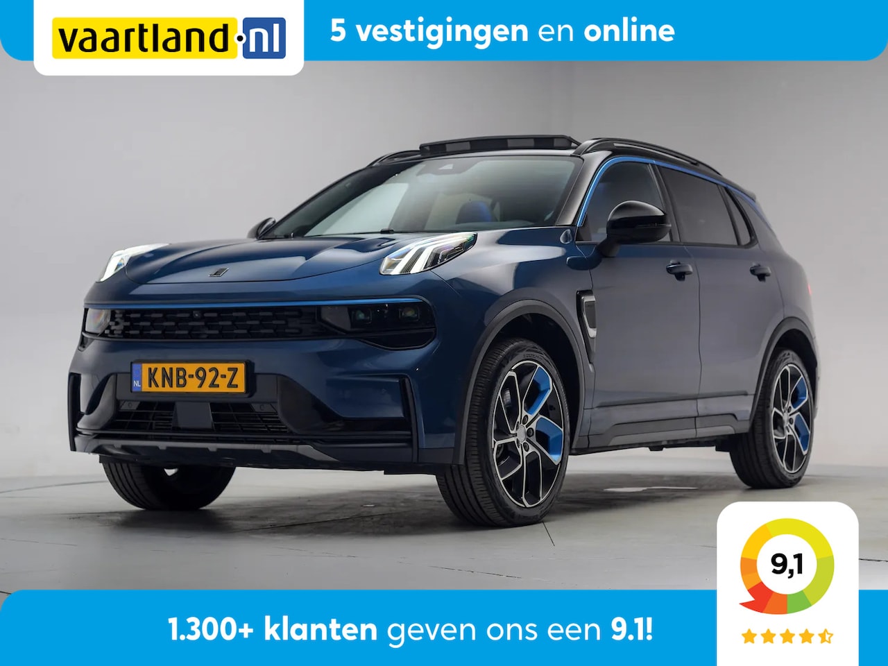 Lynk & Co 01 - 1.5 PHEV MY23 [ SOH 97,1% ] [ Zwarte hemel Pano Navi ] - AutoWereld.nl