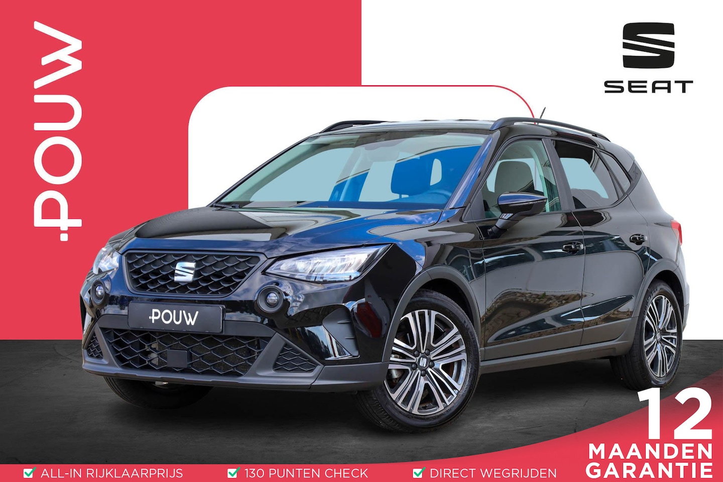 SEAT Arona - 1.0 TSI 95pk Style | Parkeersensor | LM Velgen 17" | Apple Carplay/Android Auto - AutoWereld.nl
