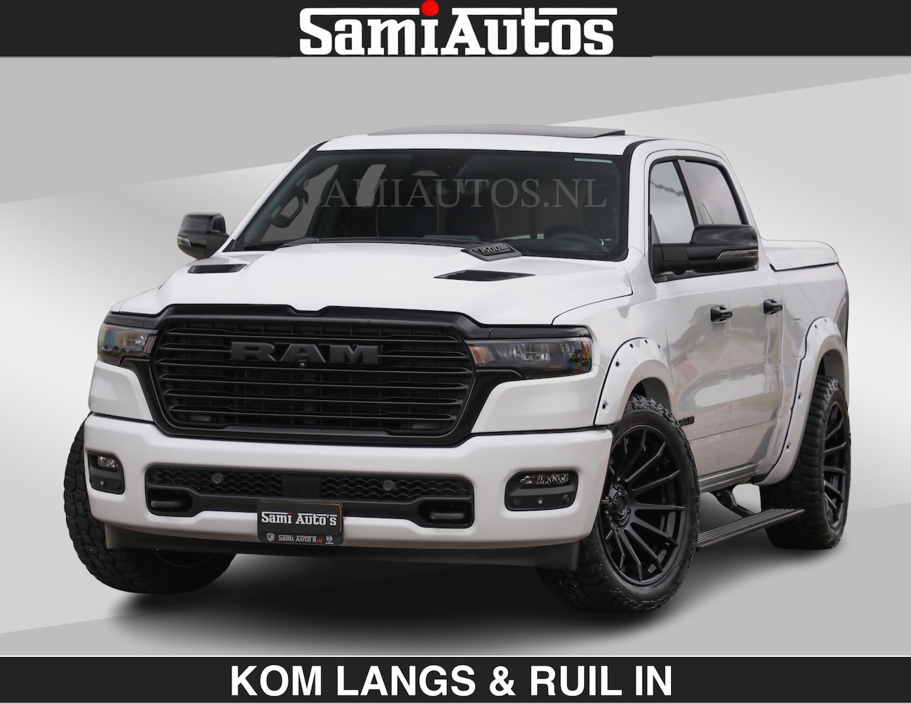 Dodge Ram Pick Up - HUD | 420PK | LUCHTVERING | PANO | PASSAGIERSSCHERM | BOM EN BOM VOL | Comfortabele Dubbel - AutoWereld.nl