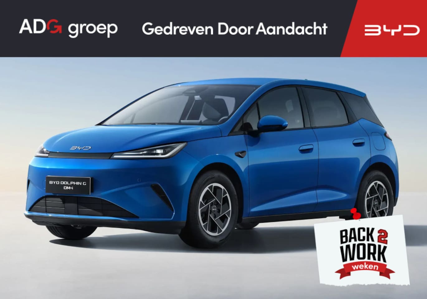BYD DOLPHIN G - DM-i Boost NIEUW/ 1040 KM / Ocean Blue / 105 EV / Android Auto en Apple Carplay - AutoWereld.nl