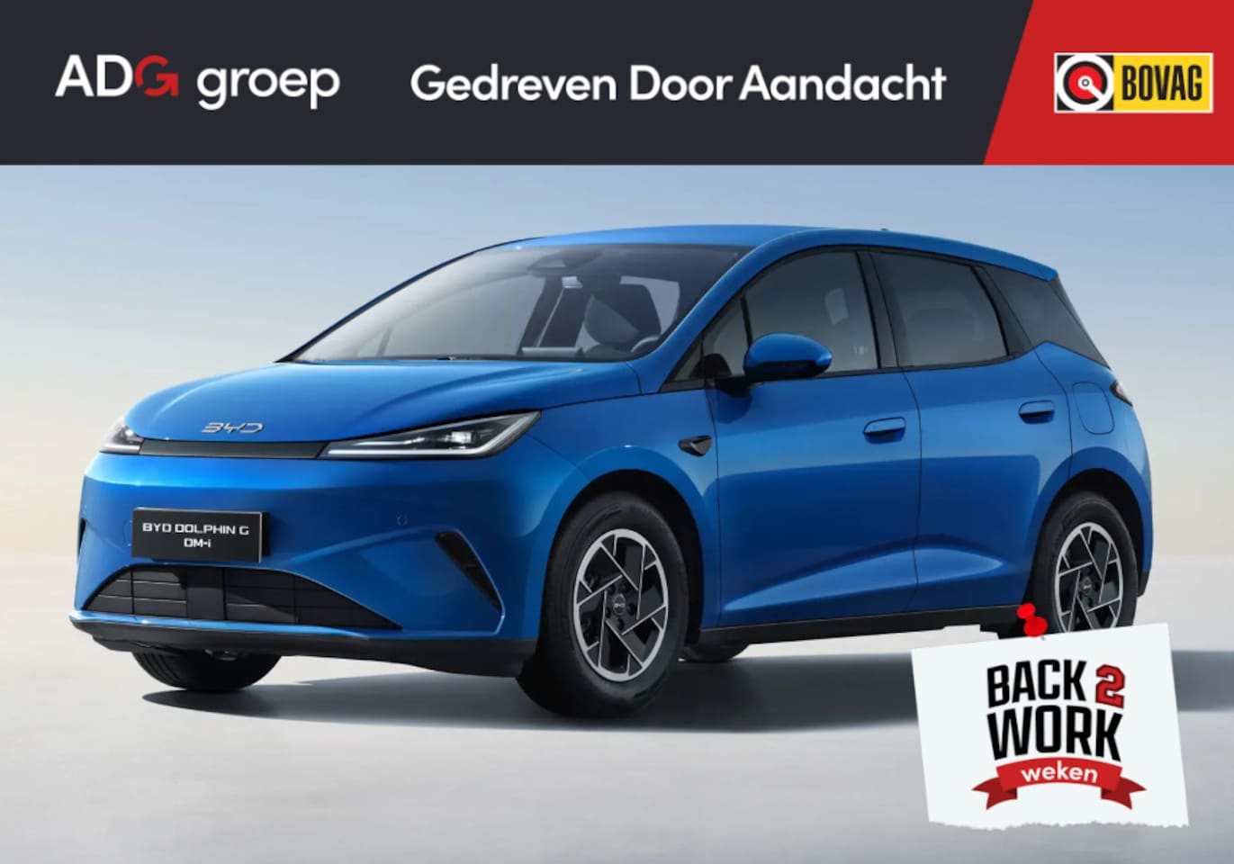 BYD DOLPHIN G - DM-i Boost NIEUW/ 1040 KM / Ocean Blue / 105 EV / Android Auto en Apple Carplay - AutoWereld.nl