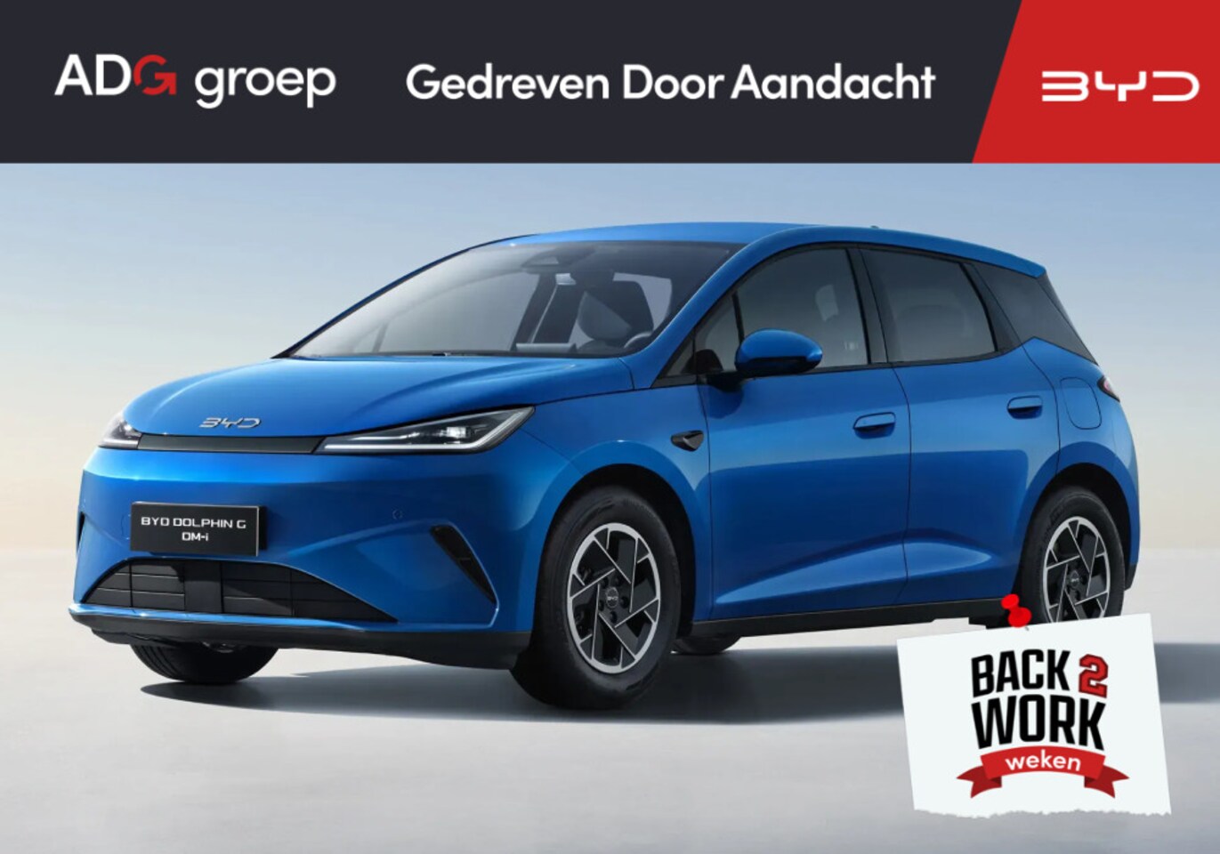 BYD DOLPHIN G - DM-i Comfort NIEUW/ 1040 KM / Ocean Blue / 105 EV / 360°-camera / HUD / - AutoWereld.nl