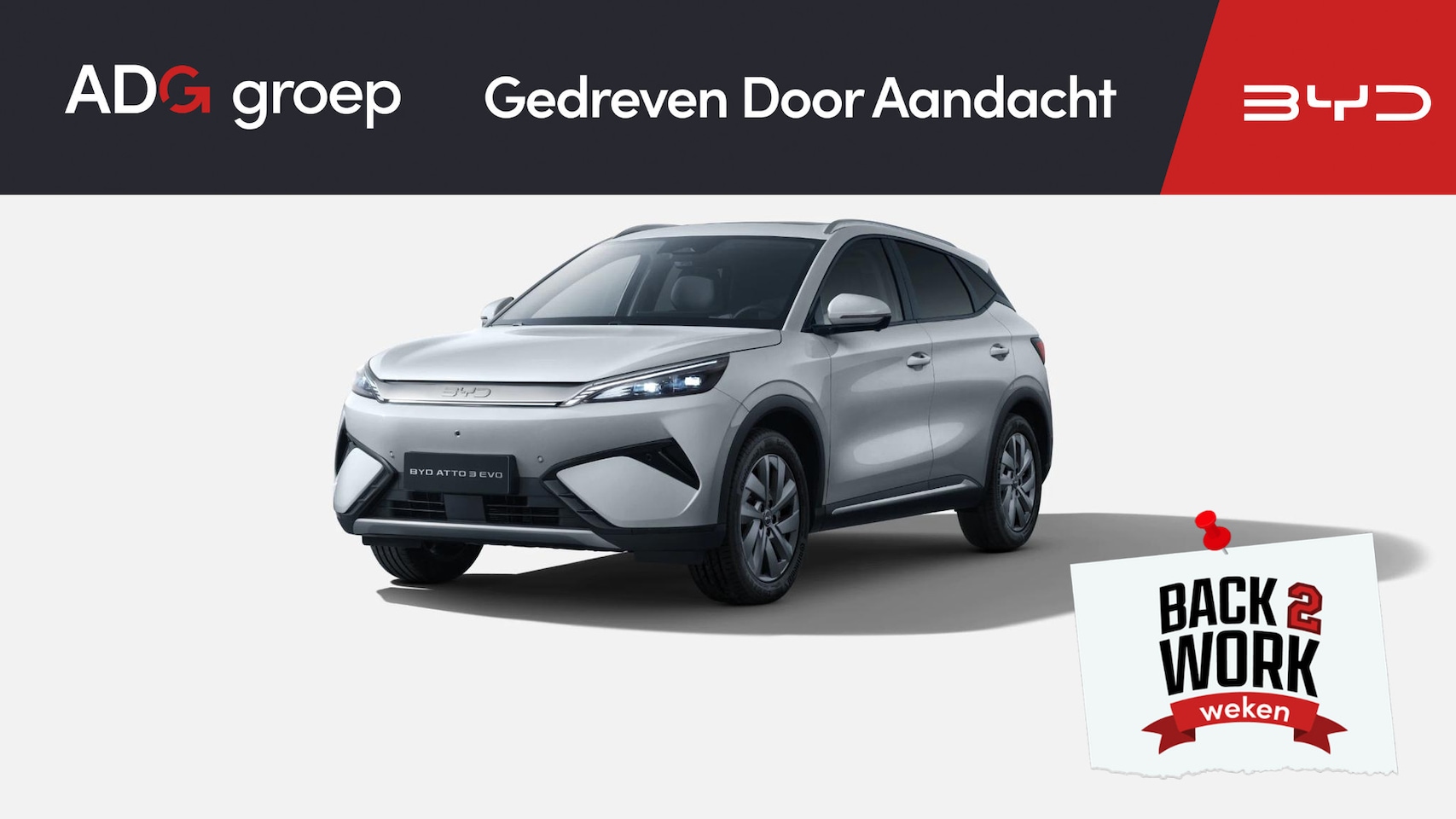 BYD ATTO 3 EVO - Design NIEUW | 510 WLTP | Apple Carplay | Navigatie | 360 graden camera | Trekgewicht 1.50 - AutoWereld.nl