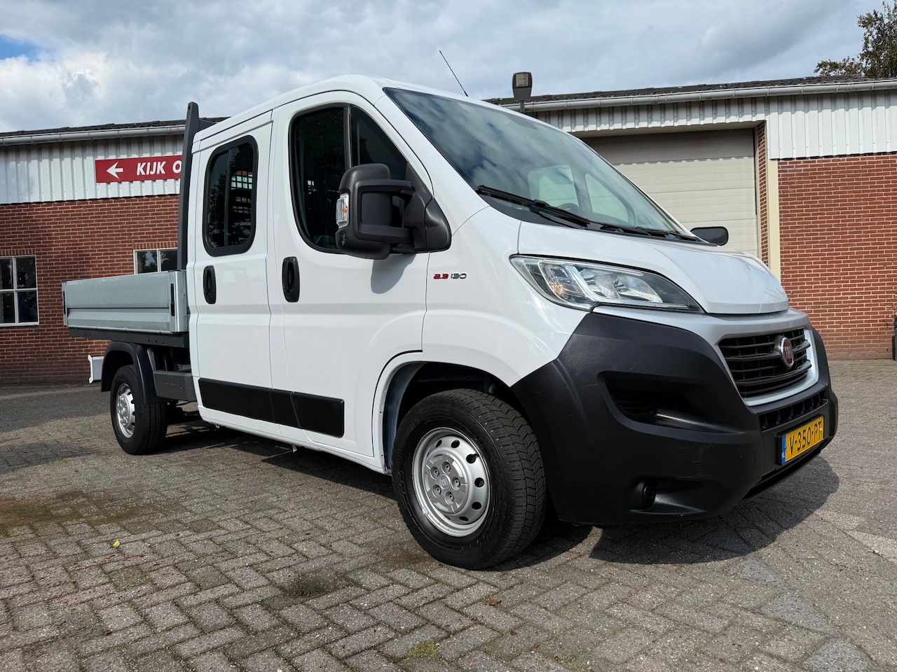 Fiat Ducato - 33 2.3 MultiJet DC open laadbak navi airco - AutoWereld.nl