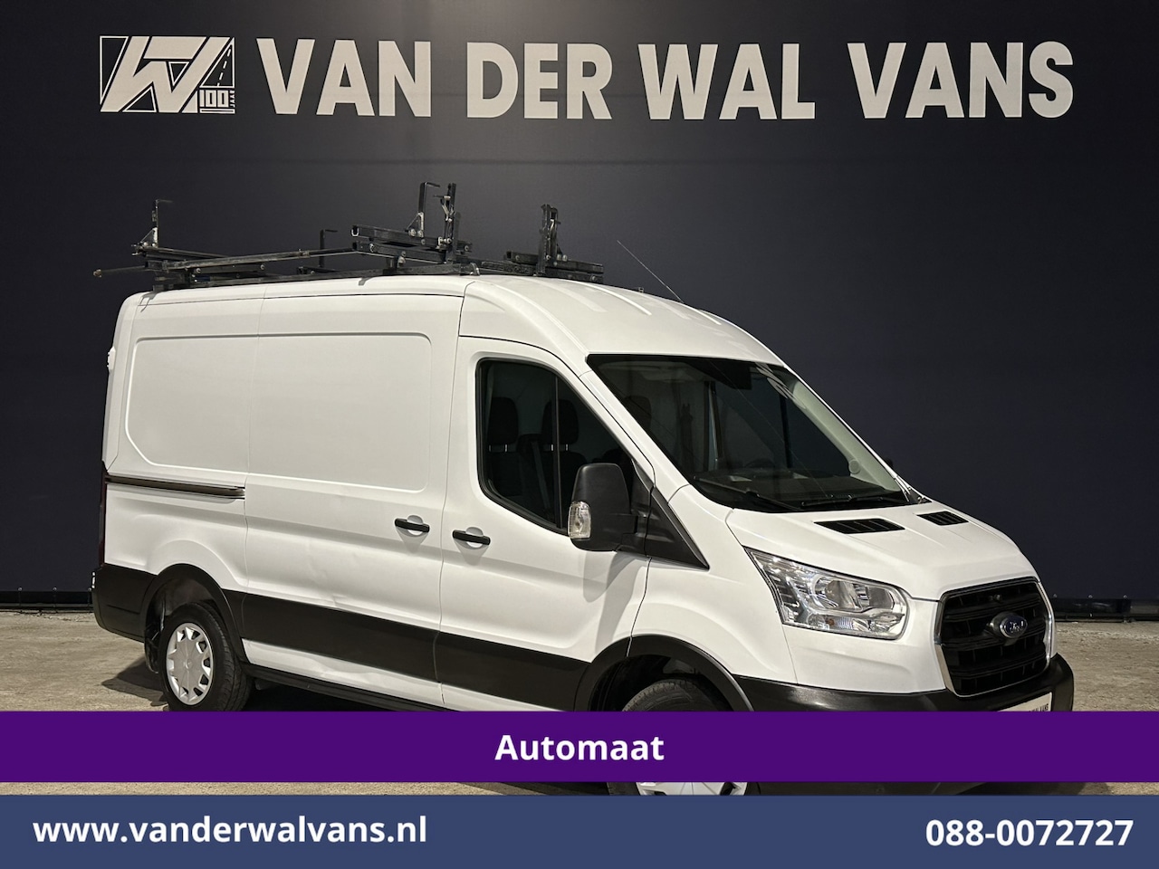 Ford Transit - 2.0 TDCI 131pk Automaat L2H2 inrichting Euro6 Airco | Navigatie | Cruisecontrol Dakdraagsy - AutoWereld.nl