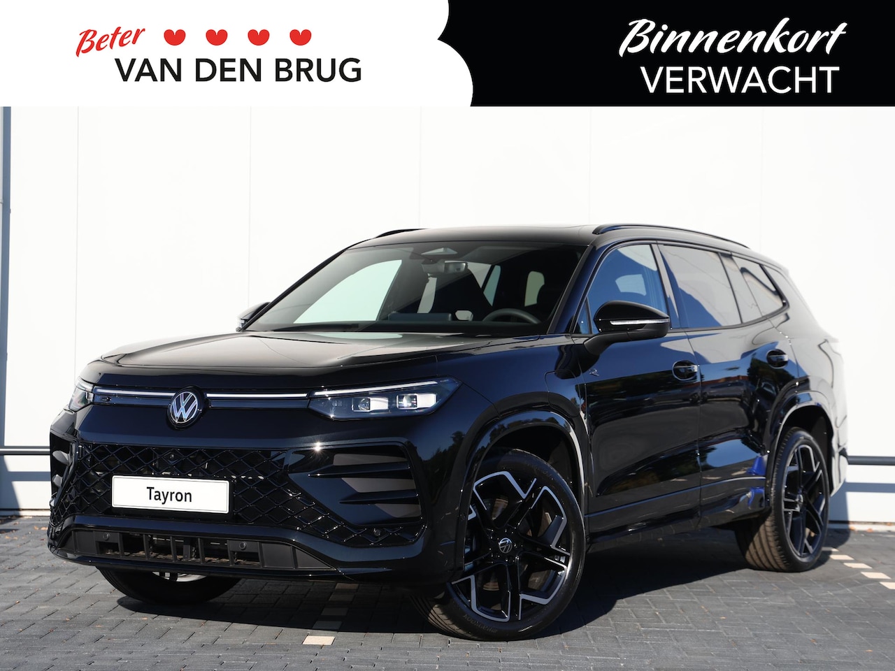 Volkswagen Tayron - R-Line Edition 1.5 eHybrid 150 kW / 204 PK SUV 6 v | Trekhaak | Panoramadak | Black Style - AutoWereld.nl