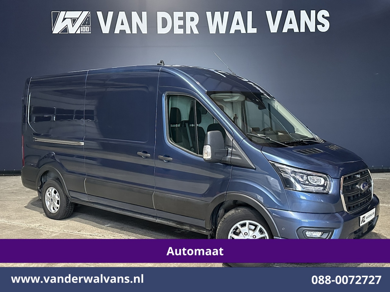 Ford Transit - 2.0 TDCI 185pk Automaat L3H2 Euro6 Airco | Camera | Navigatie | LED | Cruisecontrol, Trekh - AutoWereld.nl