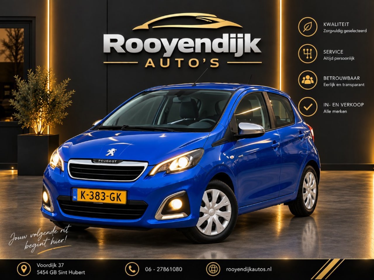 Peugeot 108 - Allure TOP! 2020 Cabrio BTW- auto - AutoWereld.nl