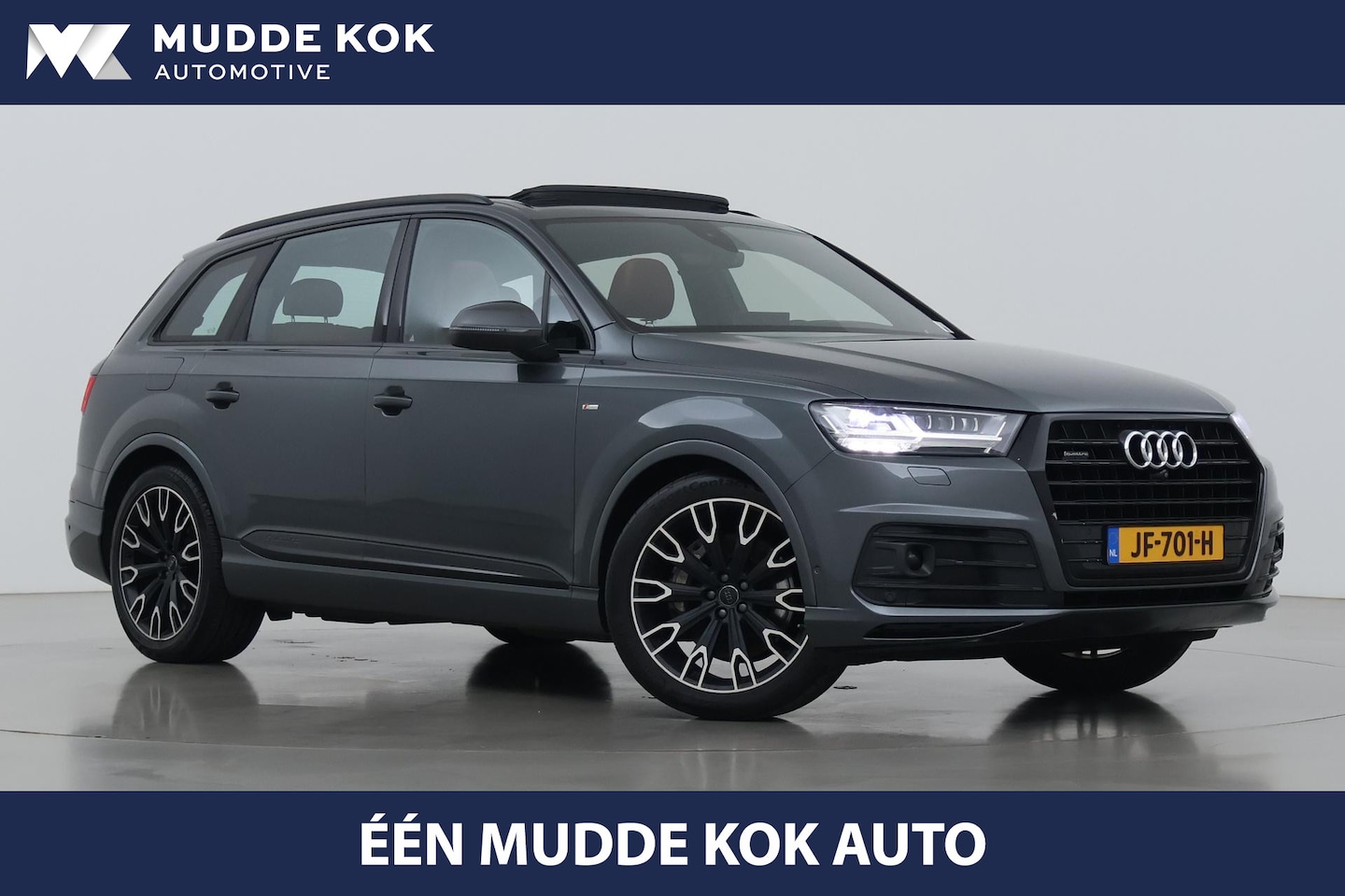 Audi Q7 - 3.0 TFSI quattro Pro Line + 7p | Luchtvering | Trekhaak | Panoramadak | 360° Camera | B&O - AutoWereld.nl