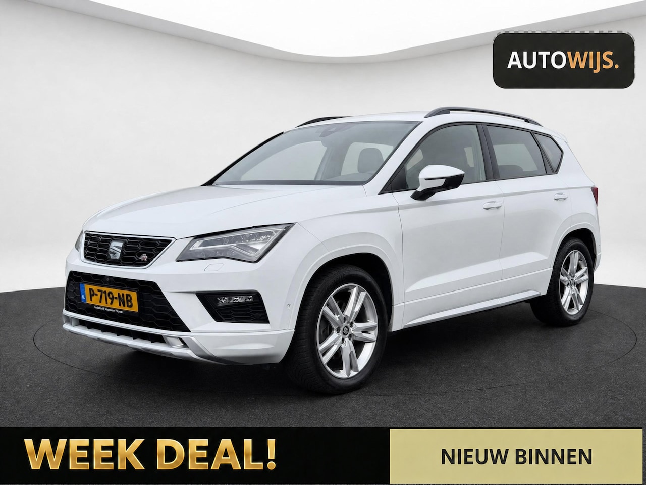 SEAT Ateca - 2.0 EcoTSI FR 4DRIVE|190PK|PANO|CAMERA|FR-PAKKET|ALCANTARA - AutoWereld.nl
