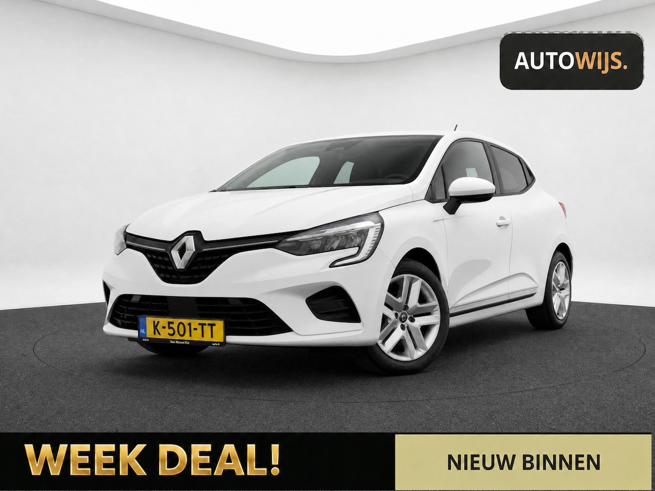 Renault Clio - 1.0 TCe Zen|NL AUTO|TREKHAAK|NAVI|LED|GOED ONDERHOUDEN - AutoWereld.nl