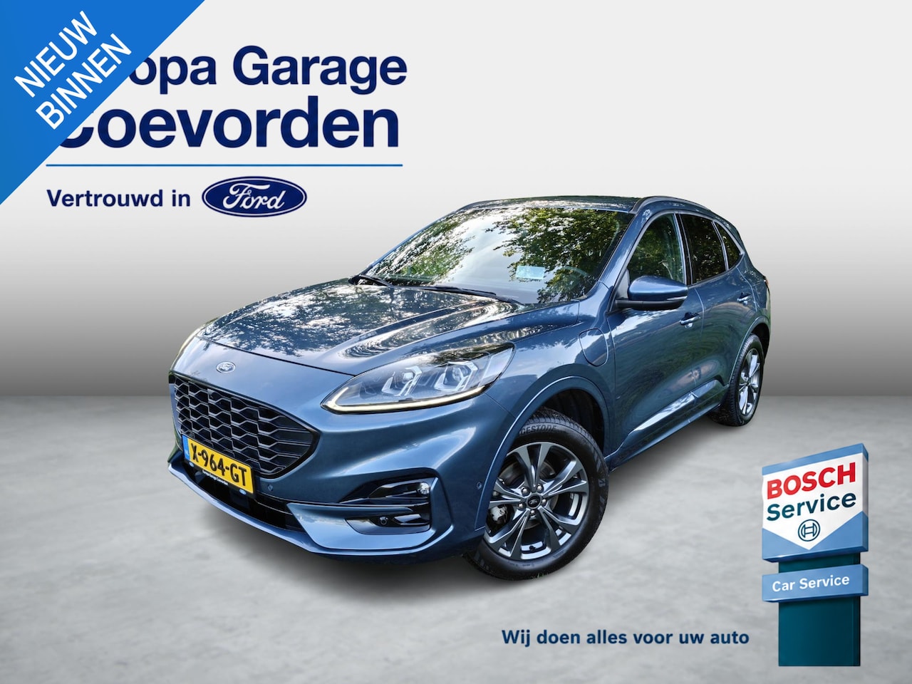 Ford Kuga - 2.5 PHEV ST-Line X | HUD | HAAK | B&O | WINTERPACK | CAMERA | - AutoWereld.nl