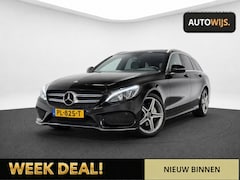 Mercedes-Benz C-klasse Estate - 180 Business Solution|AMG LINE|PANO|CAMERA|LEDER|NAVI|STOELVERW