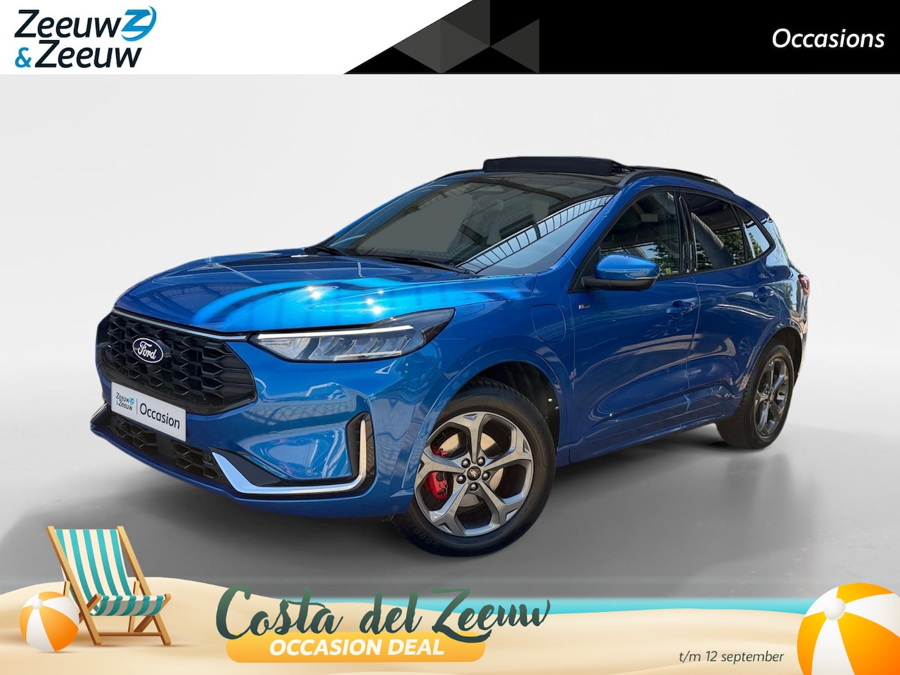Ford Kuga - 2.5 PHEV ST-Line X | Trekhaak | 2100 KG Trekgewicht | Adaptieve Cruise Control | Dodehoek - AutoWereld.nl