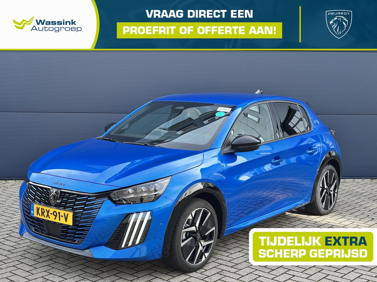 Peugeot e-208 - EV GT Avantage 51 kWh VOORRAADVOORDEEL | Navigatie | Parkeercamera | Parkeersensoren | LED - AutoWereld.nl