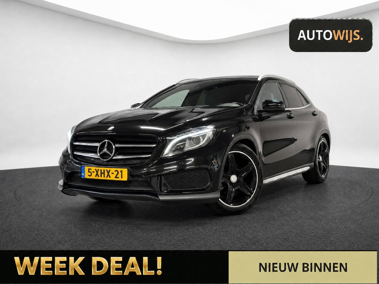 Mercedes-Benz GLA-Klasse - 200 CDI Prestige|AMG|LEDER|AUT|LED|NL AUTO|PANO|H&K|TREKHAAK - AutoWereld.nl