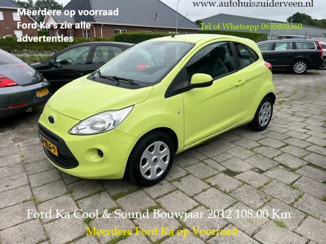 Ford Ka - 1.2 69pk Cool & Sound 2012 108.386 Km - AutoWereld.nl