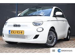 Fiat 500 - Icon 42 kWh | Navi by app | Cruise control | Elektr. ramen voor | DAB | Stoelverwarming |