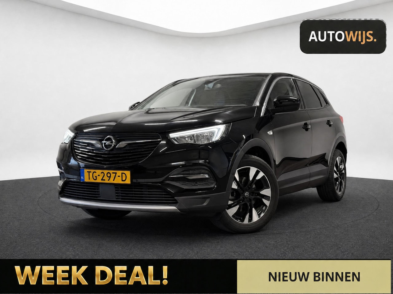 Opel Grandland X - 1.2 Turbo Business Executive|NL AUTO|CAMERA|CARPLAY|LED - AutoWereld.nl