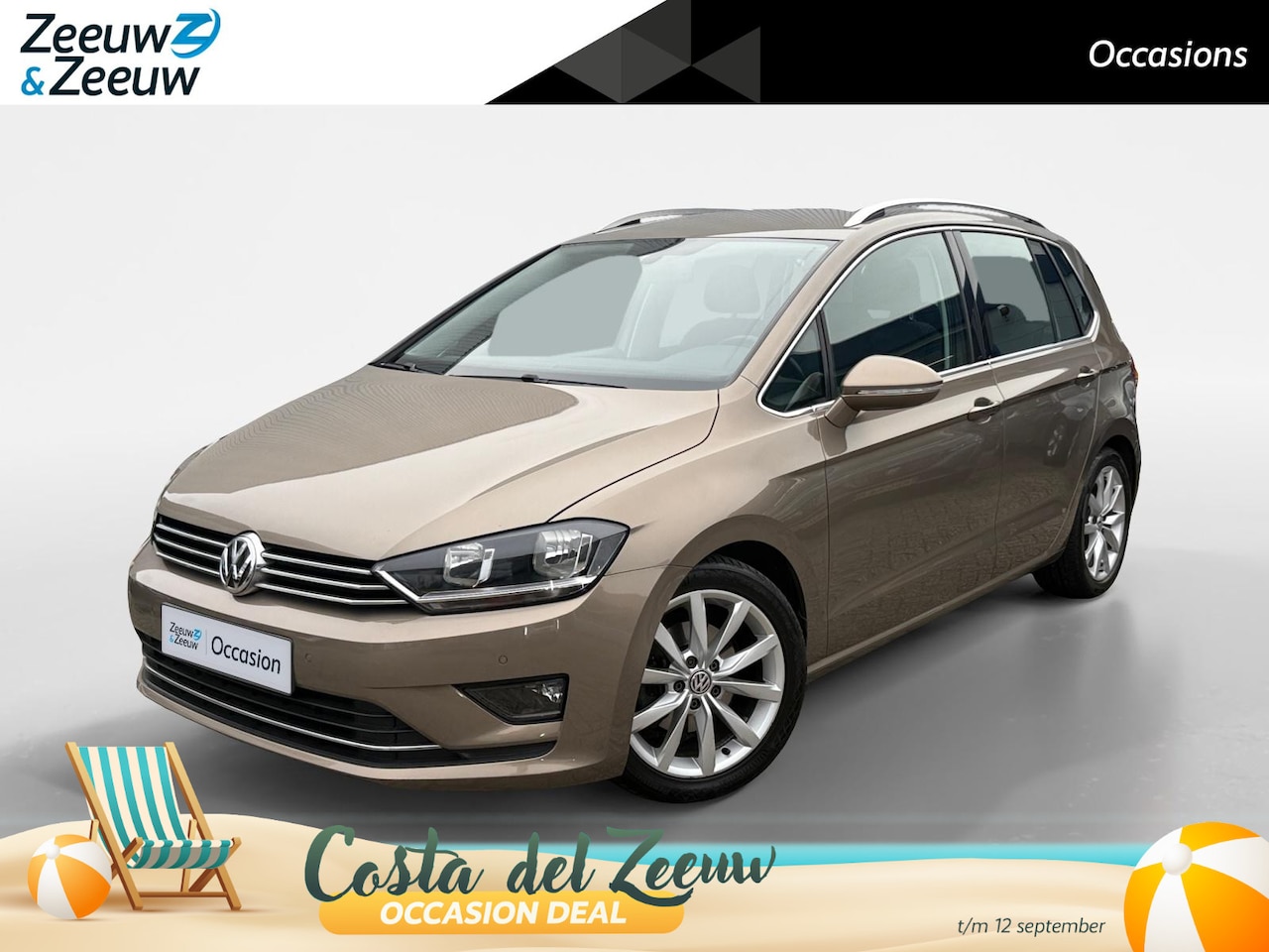 Volkswagen Golf Sportsvan - 1.4 TSI Highline | 1e Eigenaar | Trekhaak | Achteruitrijcamera | Navigatie | Elektr. Inkla - AutoWereld.nl