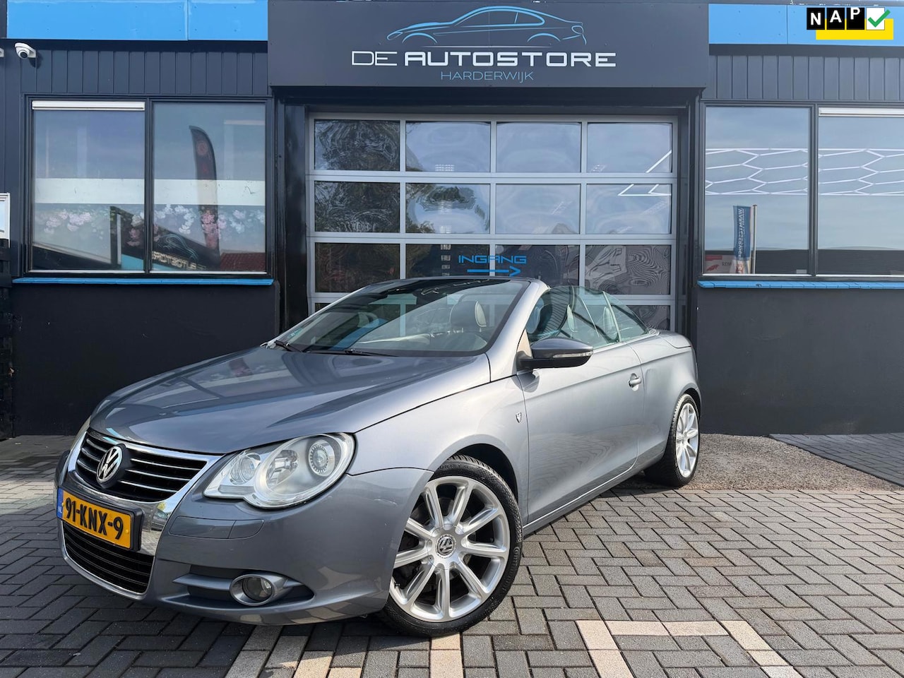 Volkswagen Eos - 2.0 TSI Highline Individual 2de Eig Afn Trekhaak Carplay Airco Xenon Leder Vol Opties Zeer - AutoWereld.nl